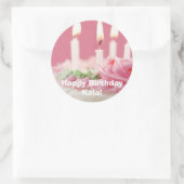 Sticker Rond j0422320, Joyeux Kala d'Anniversaire ! (Sac)