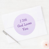 Sticker Rond J316 Évangile  (Enveloppe)