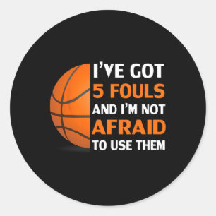 Sticker Rond J’ai 5 âmes et je n’ai pas peur de les utiliser