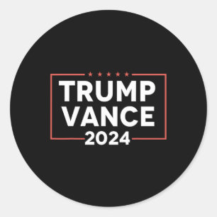 Sticker Rond J D Vance 2024