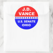Sticker Rond J.D. Vance U.S. Senate Ohio 2022 (Sac)