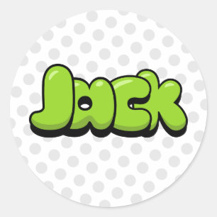 Sticker rond Jack Classic