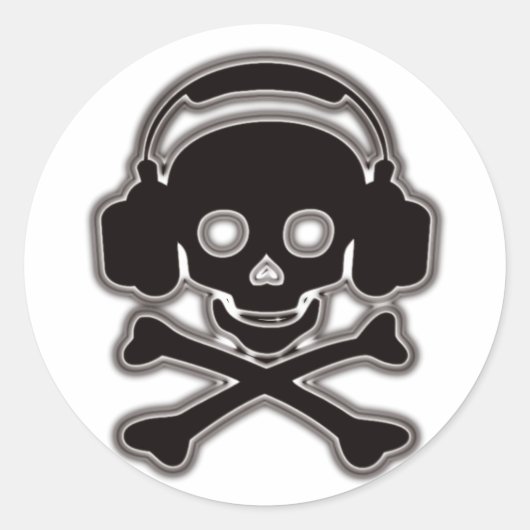 Sticker Rond Jack_noir (Devant)