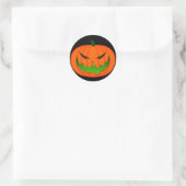 Sticker Rond Jack-O'Lantern II (Sac)