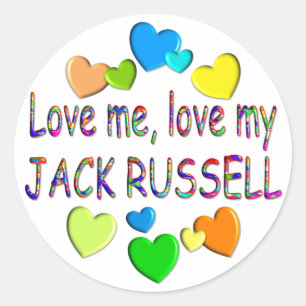 STICKER ROND JACK RUSSELL