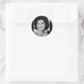 Sticker Rond Jackie Kennedy (Sac)