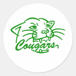 Sticker Rond Jackson Central Merry Cougars