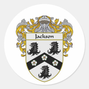 Sticker Rond Jackson Coat of Arms (mannequin)