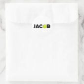 Sticker Rond Jacob Tennis (Sac)