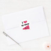 Sticker Rond J'adore Cheer - Cool Pom-pom girl Stuff (Enveloppe)