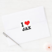 STICKER ROND J'ADORE JAX (Enveloppe)