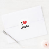 Sticker Rond J'adore Jesse (Enveloppe)