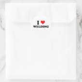 Sticker Rond J'adore le soudage (Sac)