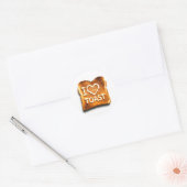 Sticker Rond J'adore les toasts (Enveloppe)