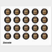 Sticker Rond J'adore Lisbonne (Feuille)