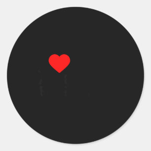 Sticker Rond J'adore mon mari génial, j'aime mon mari vale