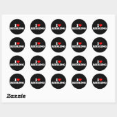 STICKER ROND J'ADORE RIESLING (Feuille)