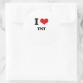 Sticker Rond J'adore TNT (Sac)