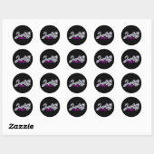 Sticker Rond Jag (Feuille)