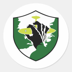 Sticker Rond Jagdgeschwader JG 52 1. J'ai eu peur
