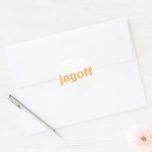 Sticker Rond jagoff (Enveloppe)