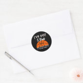 Sticker Rond J'ai 5 Faute Et N'ai Pas Peur De Les Utiliser Basb (Enveloppe)