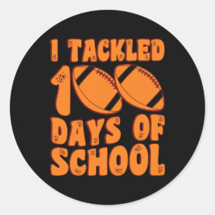 Sticker Rond J'Ai Attaqué 100 Jours De Football Scolaire 100E D