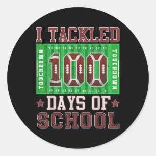 Sticker Rond J'Ai Attaqué 100 Jours De Football Scolaire 100E J