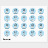 Sticker Rond J'ai chéri ça (Feuille)