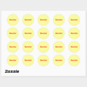 Sticker Rond J'ai compris ! (Feuille)