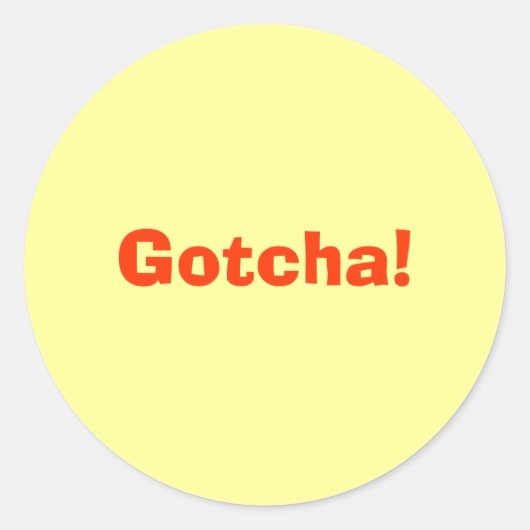 Sticker Rond J'ai compris ! (Devant)