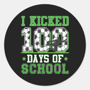 Sticker Rond J'Ai Couché 100 Jours De Football Scolaire 100E Jo