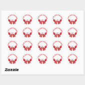 Sticker Rond J'ai des crabes (Feuille)