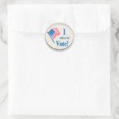 Sticker Rond J'Ai Essayé De Voter ! (Sac)