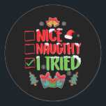 Sticker Rond J'Ai Essayé Nice Ou Naughty 1<br><div class="desc">J'Ai Essayé Nice Ou Naughty 1</div>