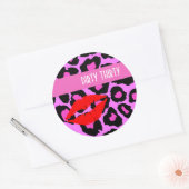 Sticker Rond J'ai été sale fille 30e fête d'anniversaire (Enveloppe)