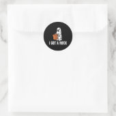Sticker Rond J'ai eu un Halloween Rock (Sac)