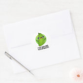 Sticker Rond J'ai Gourd Your Back Funny Veggie Pun (Enveloppe)