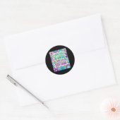 Sticker Rond J'Ai Le Temps D'Écouter La Sensibilisation À La Pr (Enveloppe)
