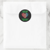 Sticker Rond J'Ai Le Temps D'Écouter Sensibilisation À La Santé (Sac)
