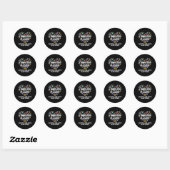 Sticker Rond J'Ai Le Temps D'Écouter Sensibilisation À La Santé (Feuille)