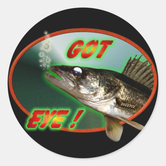 Sticker Rond J'Ai L'Oeil ! (Devant)