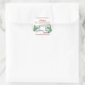 Sticker Rond J'Ai Monté Le Mont Monadnock (Sac)