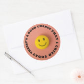 Sticker Rond J'ai pleuré aujourd'hui (Enveloppe)