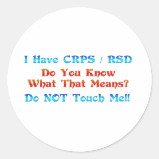 Sticker Rond J'Ai RDDC Savez-Vous Ce Que Cela Signifie