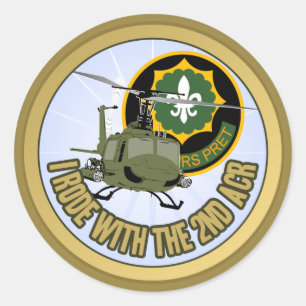 Sticker Rond J'Ai Roulé Avec La 2E RCA