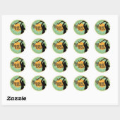 Sticker Rond Jai Shree Ram (Feuille)