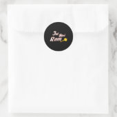 Sticker Rond Jai Shri Ram Gada (Sac)