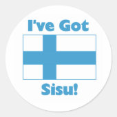 Sticker Rond J'ai Sisu (Devant)