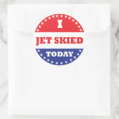 Sticker Rond J'Ai Ski Aujourd'Hui (Sac)